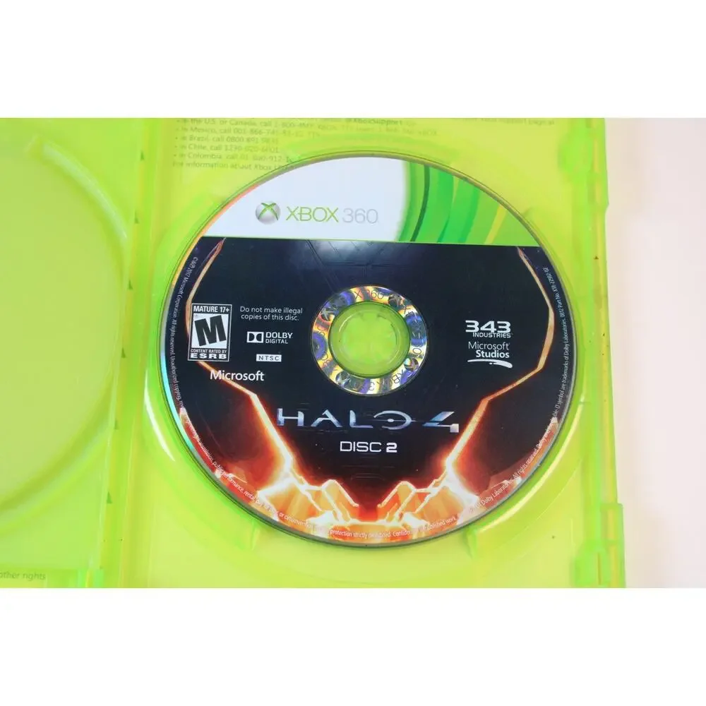 2 game lot/bundle: Halo 3 + Halo 4 (Microsoft Xbox 360) Authentic, tested/works